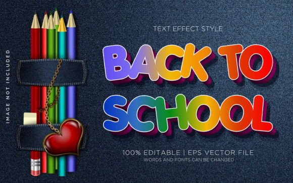 Back to School 01 Text Effects: A Practical Resource for Designers and Content Creators