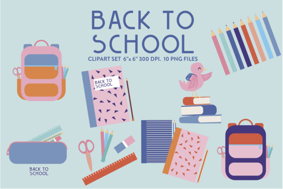 Back to School Teacher Clip Art & Design Assets
