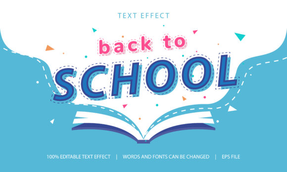 Text Effect - Back to School: A Versatile Design Tool for Modern Projects